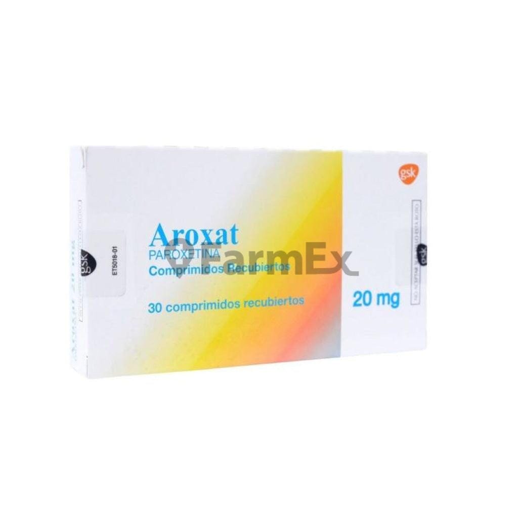 Aroxat 20 mg x 30 comprimidos susc-1 de 3 meses Farmex-Suscripciones-Persistente
